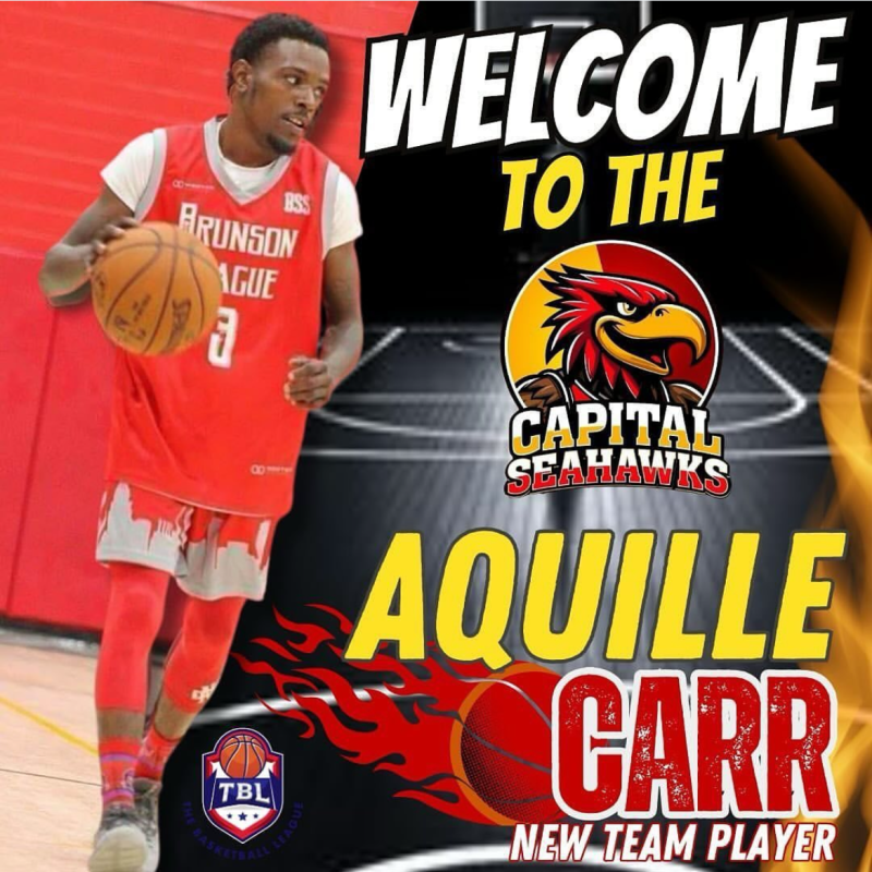 Aquille Carr - Capital Seahawks nnouncement