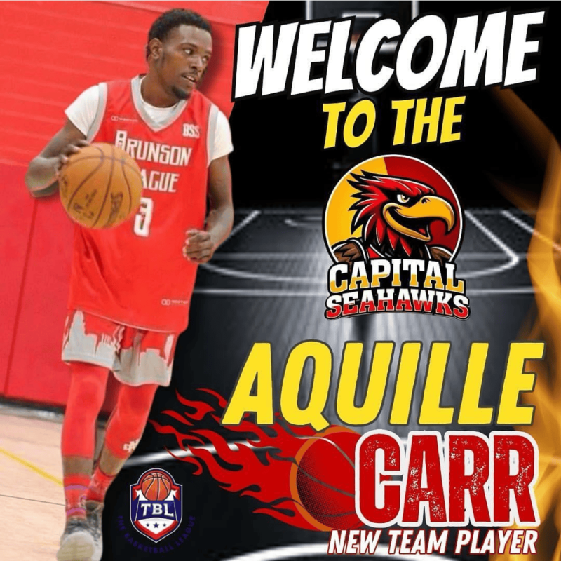 Aquille Carr - Capital Seahawks nnouncement